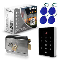 Комплект СКУД Ps-Link KIT-T12MF-SL  / эл. механический замок / кодовая панель / RFID